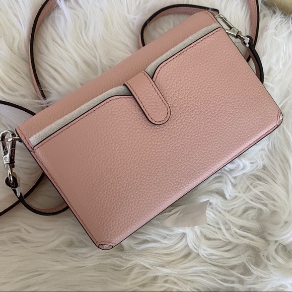 New Michael Kors pebble leather wallet crossbody bag - Picture 6 of 13